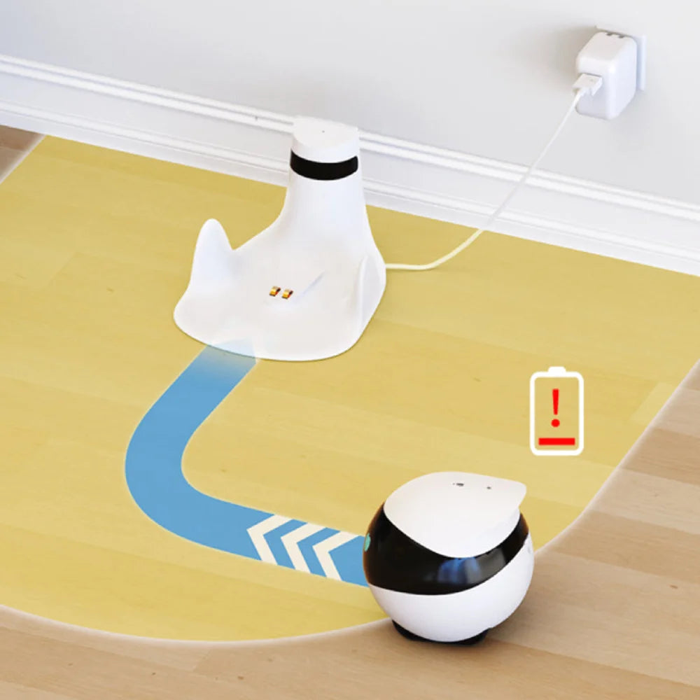 1080P HD Slimline Pet Camera Robot with 360° View and Night Vision – WiFi Enabled 5