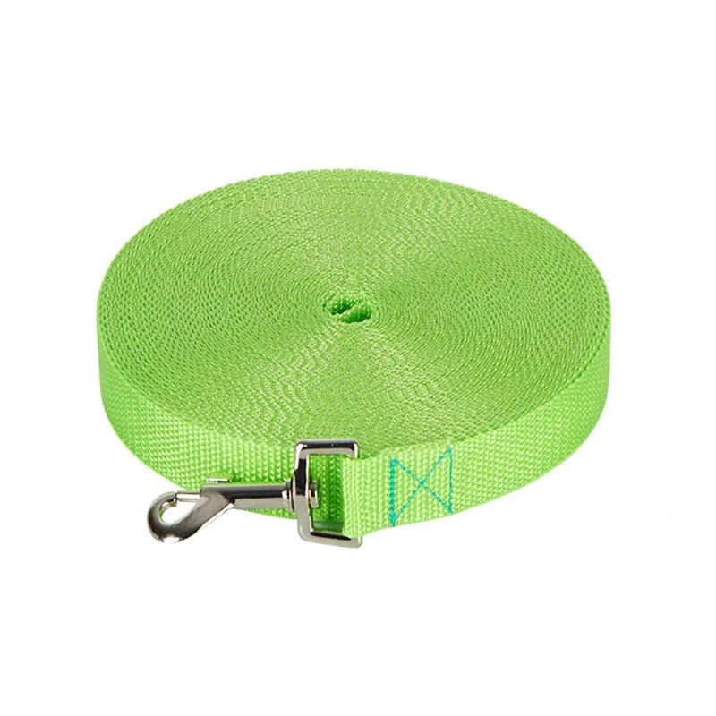 10M Extra Long Dog Leash – Durable Nylon Training Lead for Small, Medium, and Large Dogs 10