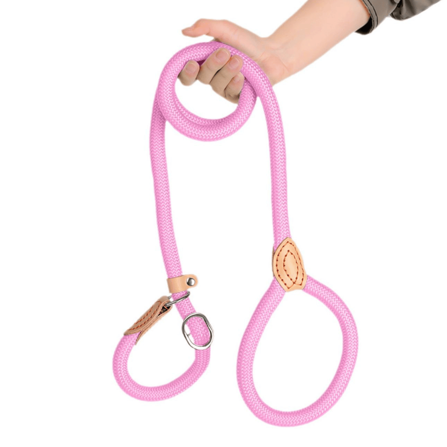 Adjustable Slip Leash for Medium to Large Dogs – Durable Braided Design for Training and Daily Walks 7