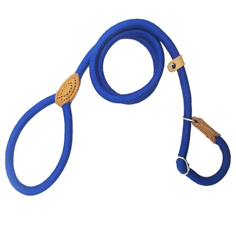 Adjustable Slip Rope Dog Leash for Medium & Large Dogs – Heavy-Duty Training Lead with Collarless Control 8