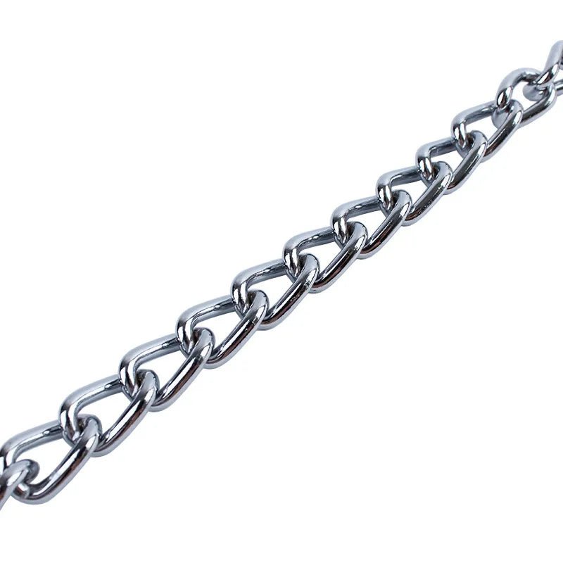 Adjustable Stainless Steel Dog Training Collar – Durable Slip Chain for Strong Breeds, Lightweight, Silver, Sizes S-XL 4
