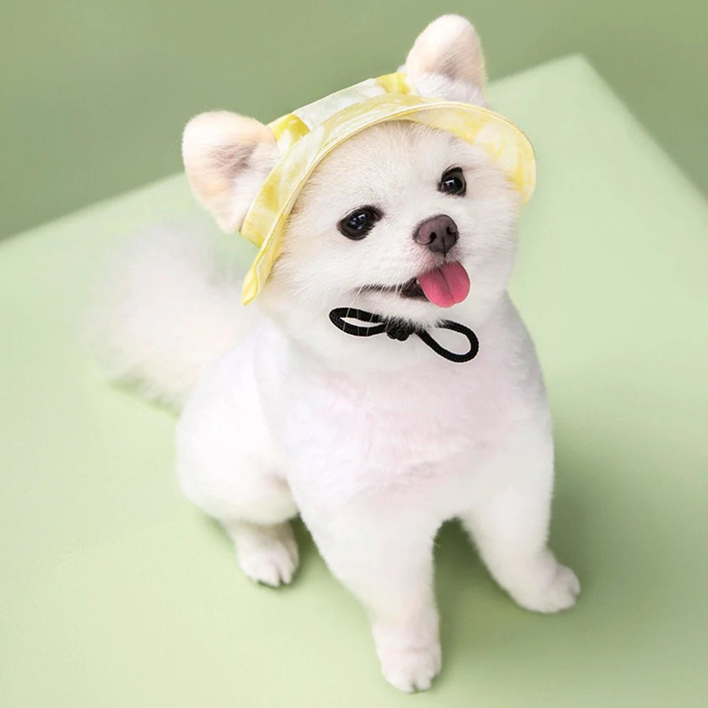 Adjustable Summer Sun Hat for Cats and Dogs – Lightweight, Breathable Pet Accessory for Sun Protection 13