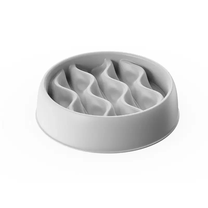 Anti-Gobble Slow Feeder Dog and Cat Bowl - Paw Print Design, Non-Slip, Dishwasher Safe, Promotes Healthy Eating 9