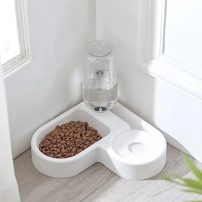 Automatic Pet Drinking and Feeding Bowl for Dogs and Cats – Multifunctional Food and Water Dispenser, Durable PP Material 1