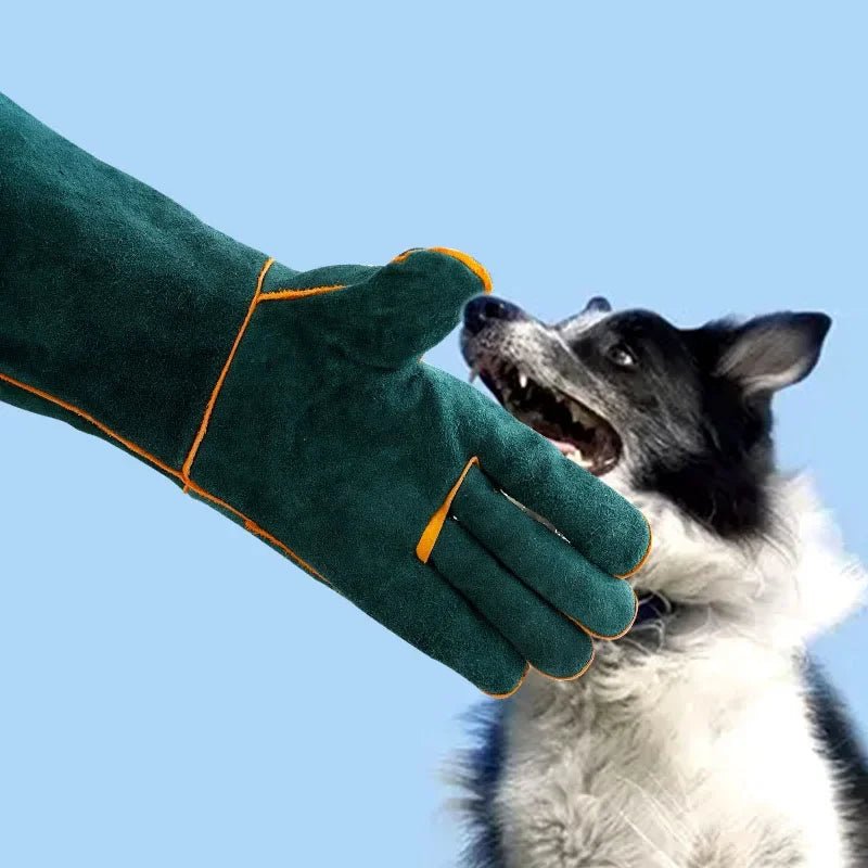 Bite Resistant Pet Gloves for Dog Training and Grooming – Durable and Comfortable 4
