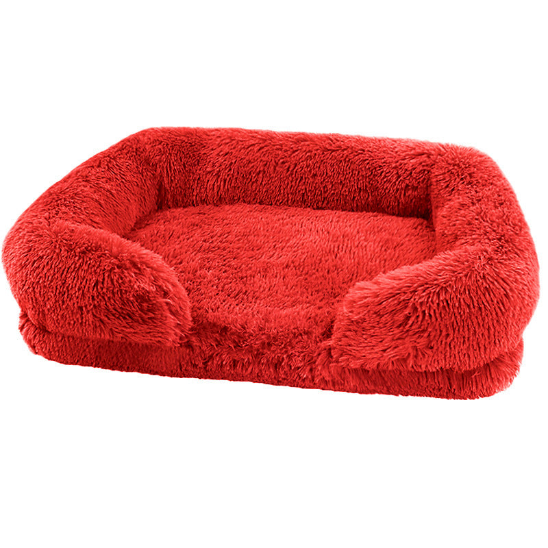 Calming Dog Bed Sofa with Plush Materials and Supportive Design – Comfortable Pet Bed 6