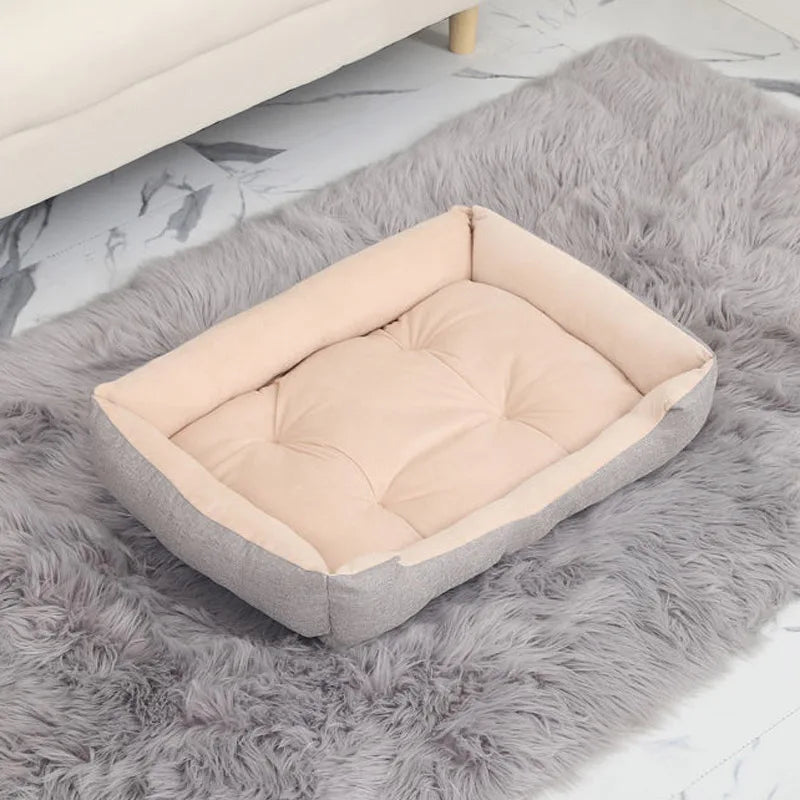 Comfortable Waterproof Dog and Cat Bed – Soft Sleeping Basket for Pets 17