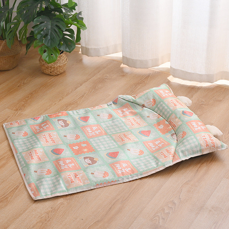 Cooling Dog Mat with Ice Gel – Comfortable Summer Pet Bed for Dogs and Cats in Multiple Sizes 9
