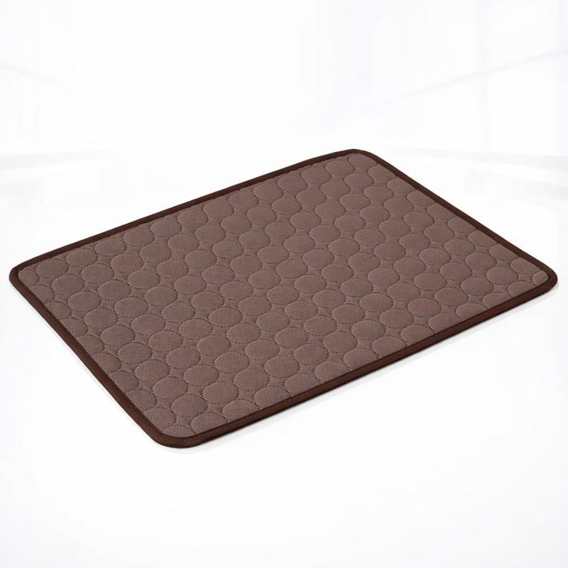 Extra-large dog cooling mat featuring self-cooling technology, made from durable blanket-style fabric, perfect for indoor and outdoor use to keep pets comfortable in hot 6