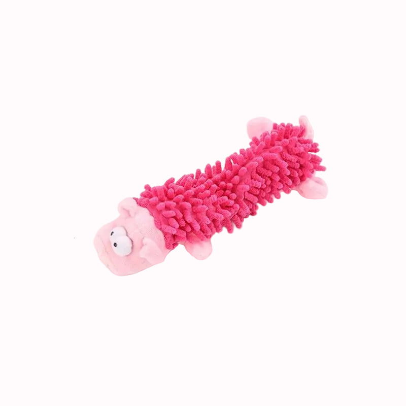 Durable Animal Shaped Dog Toy with Squeaker for Small Breeds - Engaging Chew Toy for Healthy Teeth 7