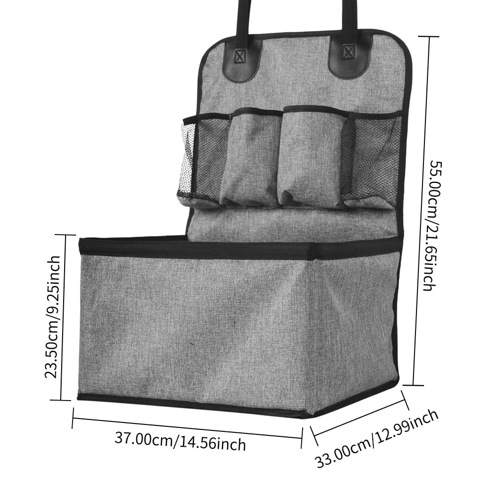 Elevated Dog Car Seat with Storage Compartments – Comfortable & Stylish for Small to Medium Dogs 6