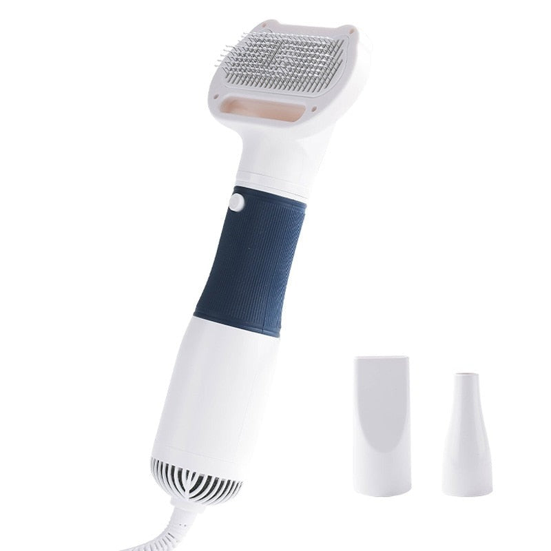 Ergonomic Dog Hair Dryer with Adjustable Heat and Speed – Lightweight Compact Pet Grooming Blow Dryer with Brush Attachment 8