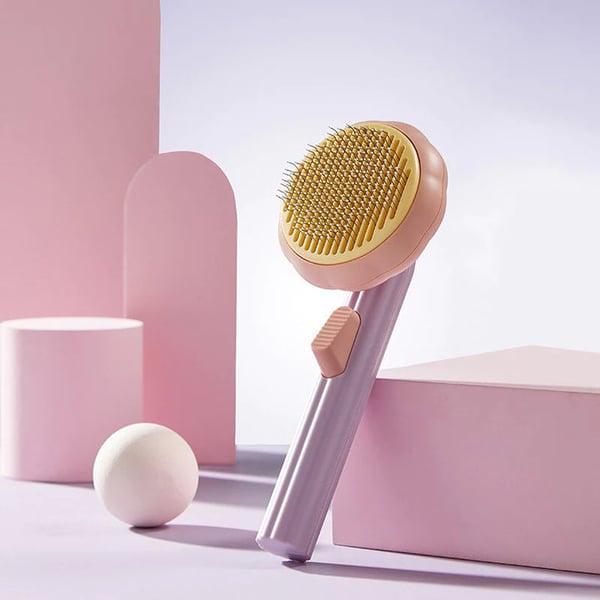 Ergonomic Pet Brush for Dogs and Cats – Gentle Cleansing and Massage for All Coat Types 5