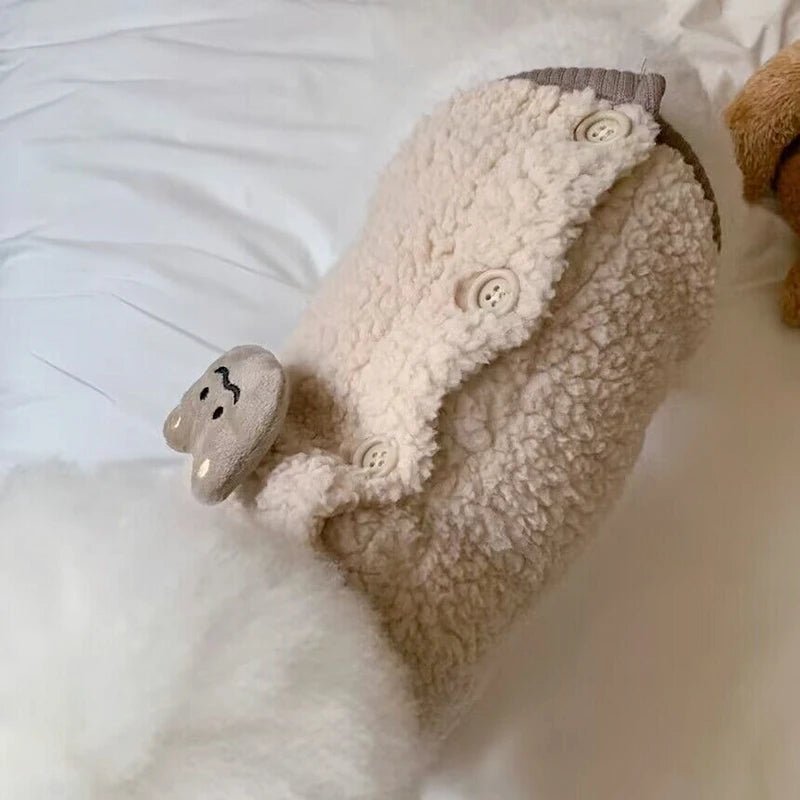 Fashionable Faux Fur Vest Sweater Jacket for Autumn and Winter - Cozy Solid Pattern Layering Piece 6