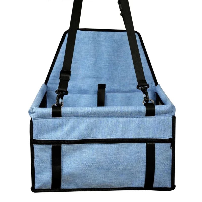 Foldable Dog Car Seat with Safety Belt - Breathable Mesh Portable Dog Booster Seat for Comfortable Travel 10