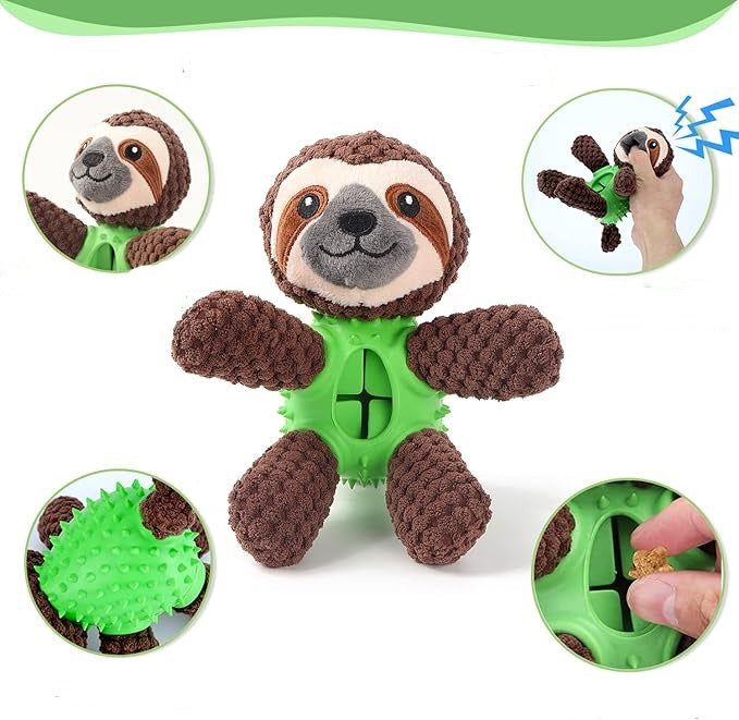 Interactive Dog Toy for Dental Care – Soft Durable Treat Holder with Ribbed Design for All Breeds 5