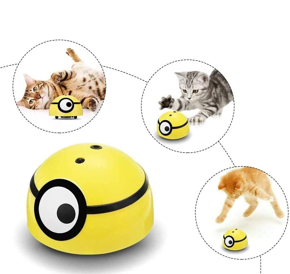 Interactive Dog Toy for Natural Hunting Instincts – Durable Yellow Design, Compact Size 7.5x5cm 5