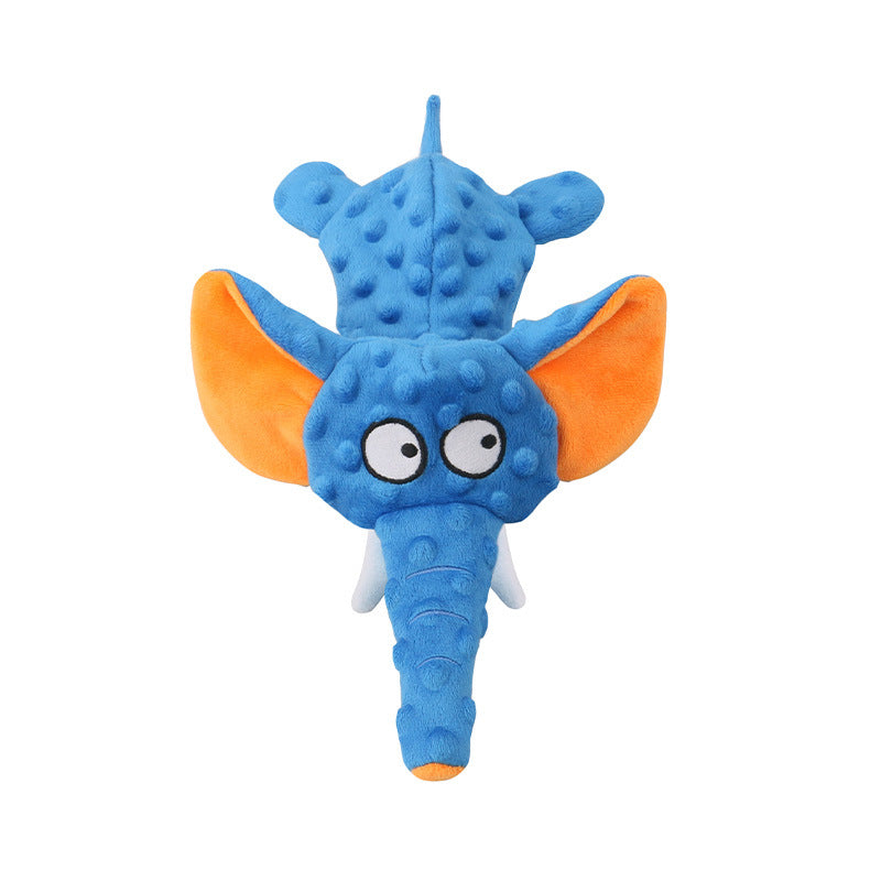 Interactive Elephant Dog Toy – Durable Plush Design for Mental Stimulation and Engaging Playtime in Pink, Blue, and Gray 7