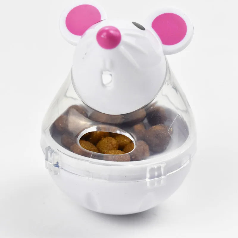 Interactive Mouse-Shaped Cat Toy – Food Dispenser Tumbler for Engaging Play and Active Feeding 6