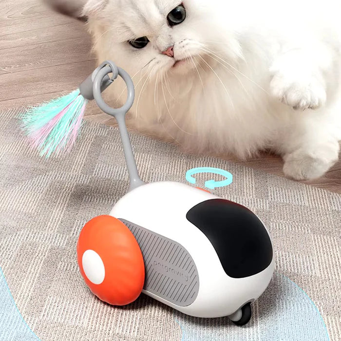 Interactive Remote Control Cat Toy – Turbo Tail 2.0 for Engaging Play, Rechargeable with Multiple Modes, Safe and Durable 1