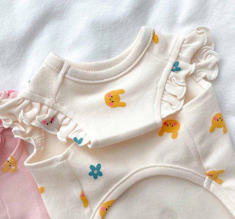 Lightweight Sleeveless Vest for Pets – Cozy Velvet with Adorable Rabbit Pattern 9