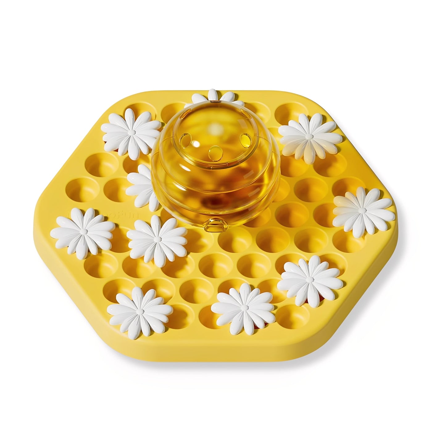 Non-Slip Puzzle Slow Feeder Dog Bowl for Healthy Eating and Mental Stimulation – Durable Plastic, 10x10 Inches 6