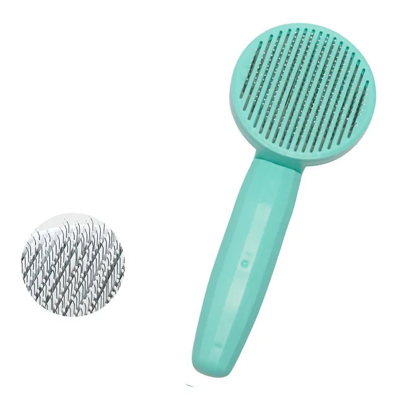 Professional Pet Grooming Brush for Cats and Dogs with Click Hair Removal System 6
