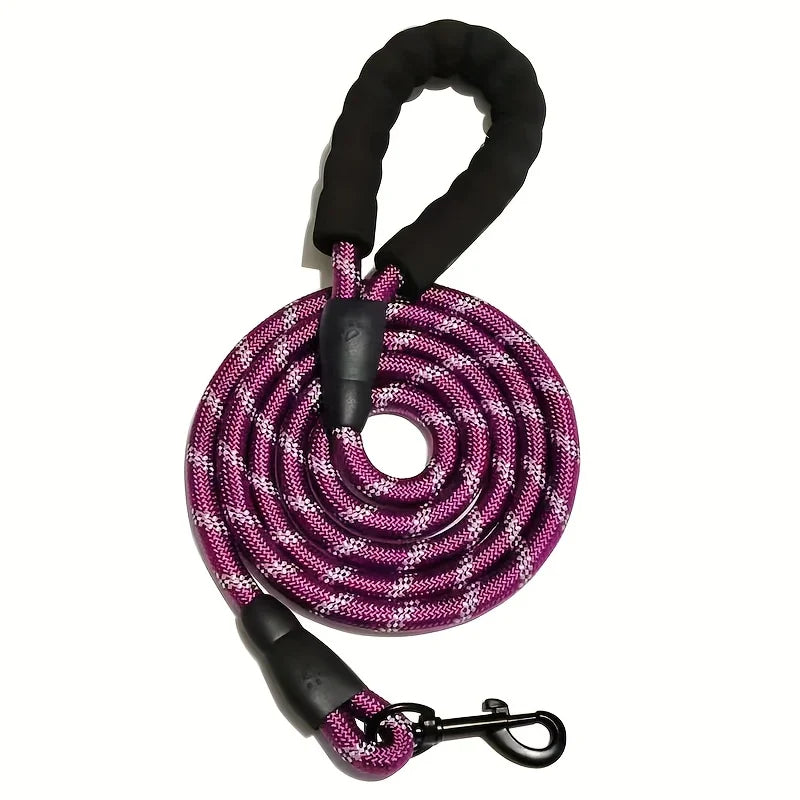 Reflective Dog Leash with Padded Handle – Durable Nylon, 4.9ft Length for Enhanced Comfort and Control 10