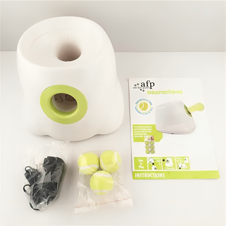 Smart Automatic Ball Launcher for Dogs with Infrared Sensor - Adjustable Distance Settings, Includes Tennis Balls 3