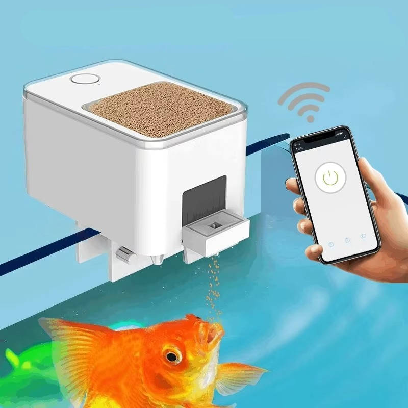 Smart Automatic Fish Feeder with WiFi Control, Voice Commands, 5.6oz Capacity – Best Automatic Fish Feeder for Aquarium 7