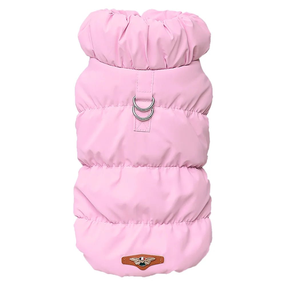 Soft Padded Dog Coat for Winter – Warm and Comfortable Jacket for Small to Medium Breeds, Available in Pink, Blue, Khaki 10