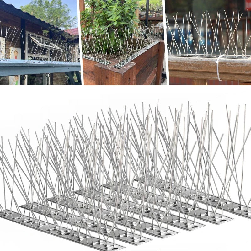 Stainless Steel Bird Repeller Spikes for Outdoor Protection – Durable and Humane Deterrent 4