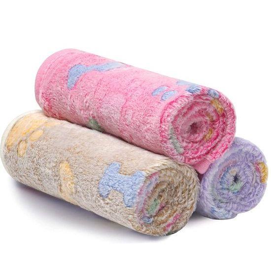Super Soft Fleece Pet Blanket Set – Cozy Dog Blankets for Couch, Skin-Friendly, Machine Washable, 3 Sizes & Colors Available 2
