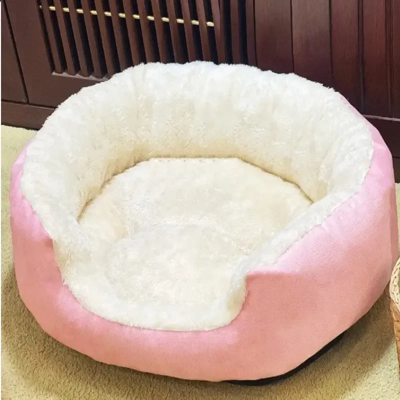 Warm Dog Bed and Cat House Sofa – Soft Cotton Cushion for Large and Medium Pets, Cozy Plush Sleeping Area 6