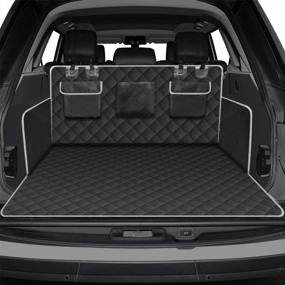 Waterproof Car Trunk Mat for Pets – Durable Oxford Material with Non-Slip Design, Fits Most SUVs and Cars, Easy to Clean 6