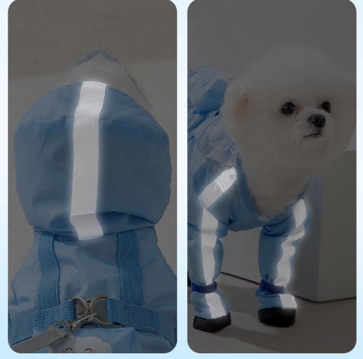 Waterproof Dog Raincoat with Hood – Full Coverage Adjustable Fit for Small to Medium Breeds 4