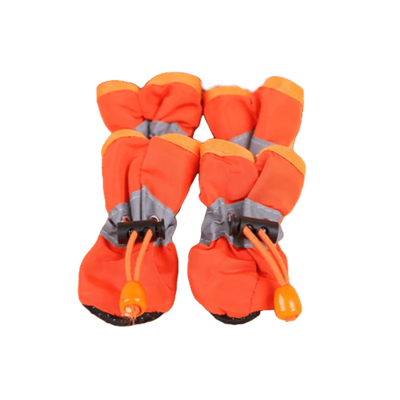 Waterproof Dog Shoes - Non-Slip Boots for All Weather Protection - Comfortable Fit for Small Pets - Set of 4 9