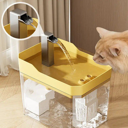 1.5L Automatic Cat Water Fountain – Quiet Filtered Drinking Fountain for Cats and Small Dogs 2