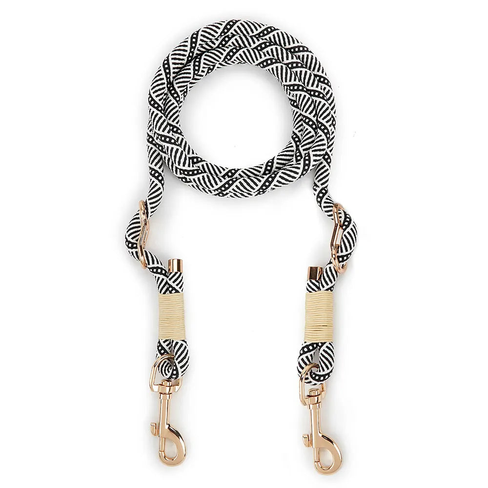 10-in-1 Hands-Free Dog Leash for Running, Walking, and Training - Adjustable Multi-Functional Dog Lead for All Sizes 0