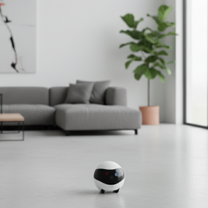 1080P HD Pet Camera Robot with 360° View, Night Vision & 2-Way Audio – Smart Dog and Cat Camera for Interactive Monitoring 1