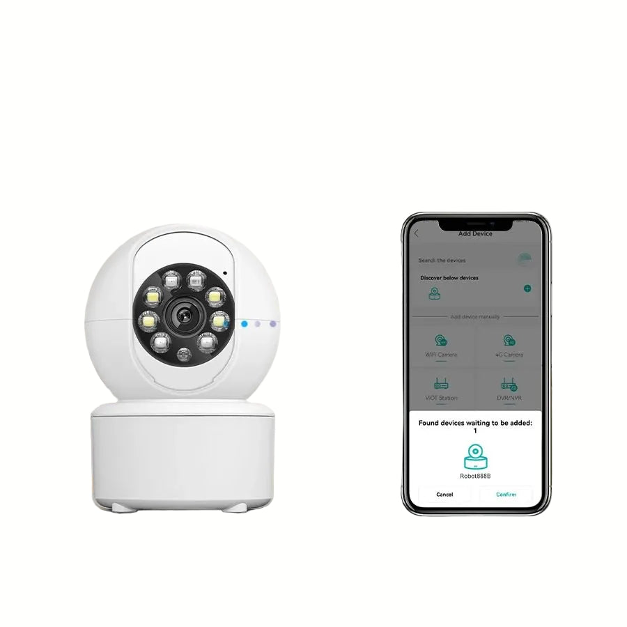 1080P WiFi Smart Pet Camera with Night Vision, Two-Way Audio, Automatic Tracking – Best Dog and Cat Camera for Home Monitoring 4