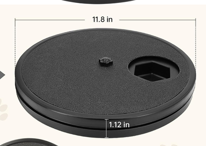 Rotatable Nail File and Interactive Scratching Board for Dogs – 3-in-1 Grooming Tool