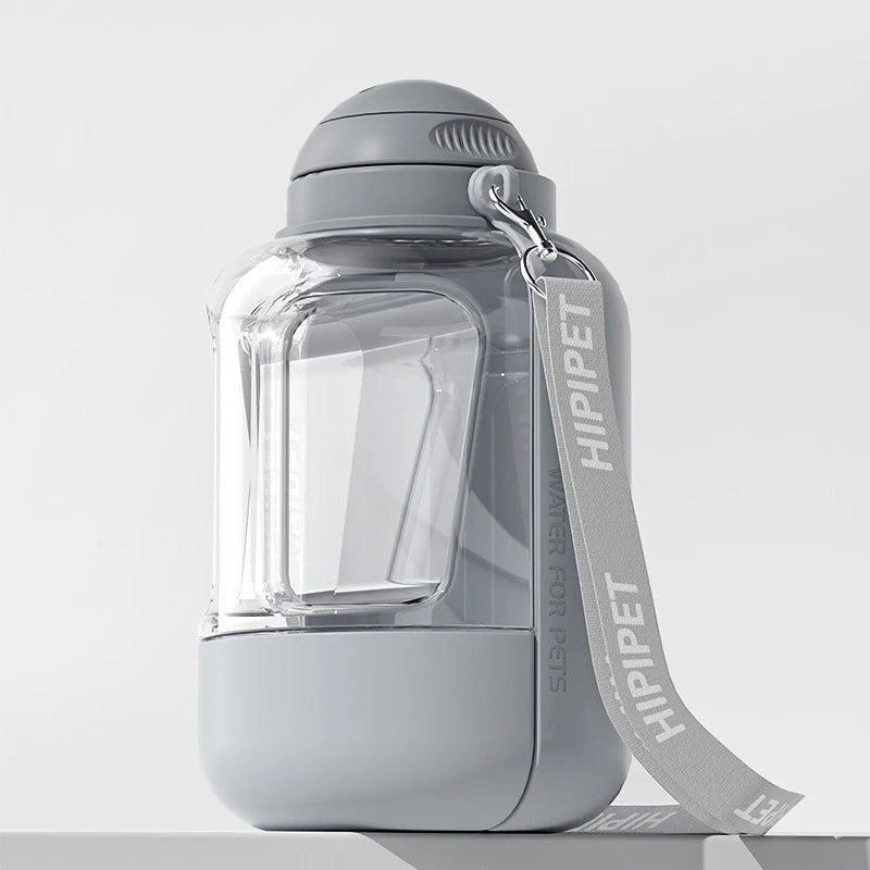 2-in-1 Dog Water Bottle with Food Container – Portable and Durable Design 0