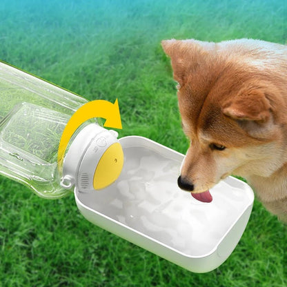 2-in-1 Dog Water Bottle with Food Container – Portable and Durable Design 6