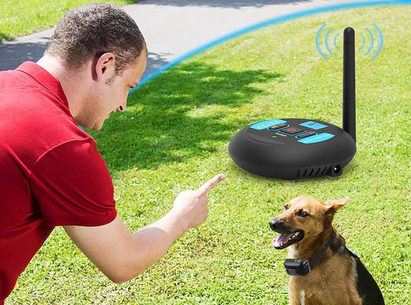 2-in-1 Wireless Dog Fence and Training Collar with Adjustable Range – 500m Containment System 3