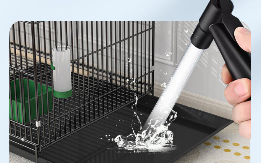 AeroNest Double-Layer Bird Cage – Modern & Fashionable Home Aviary