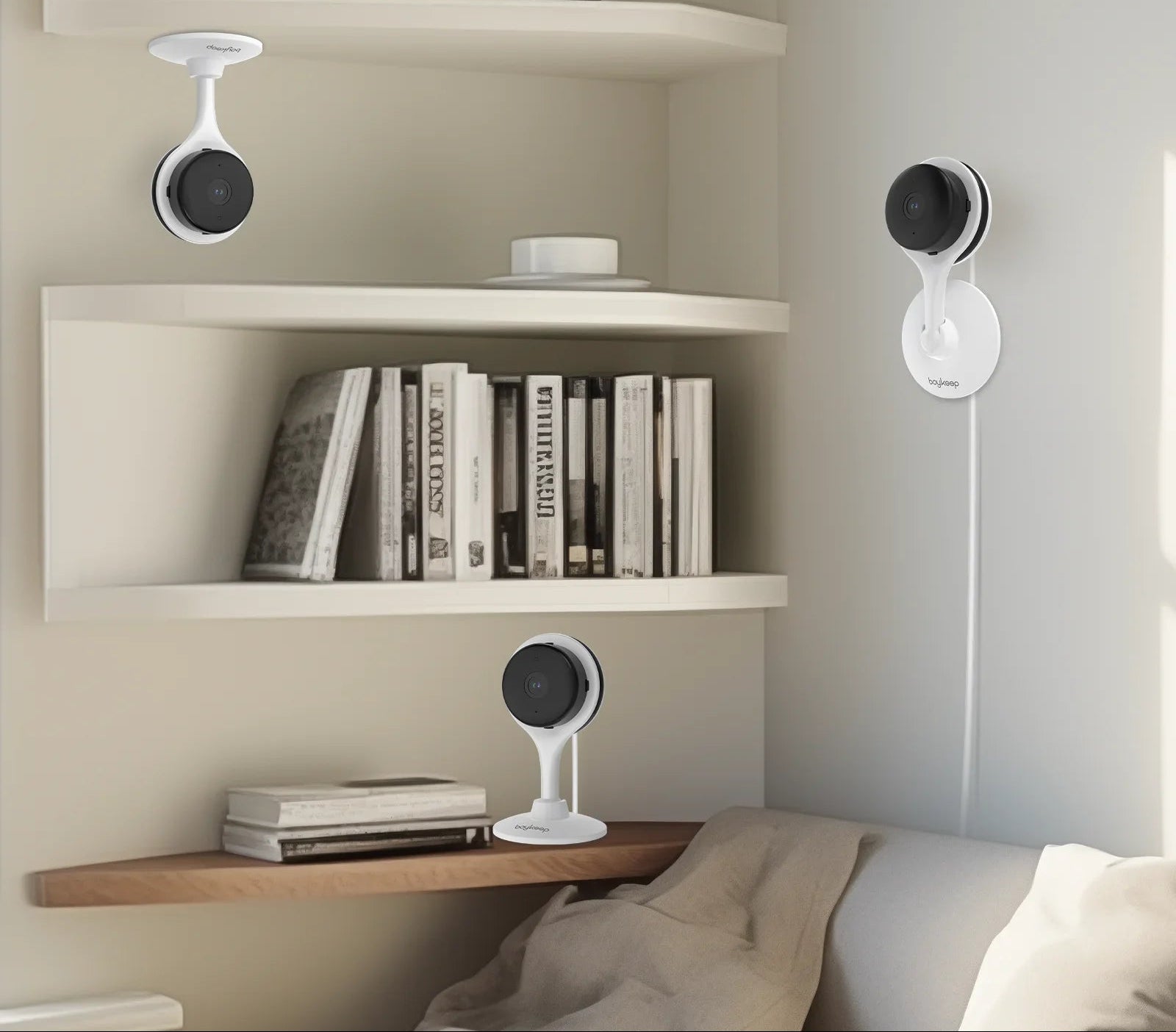 2K Dual Band WiFi Indoor Security Camera with Night Vision and Two-Way Audio for Home Security 6