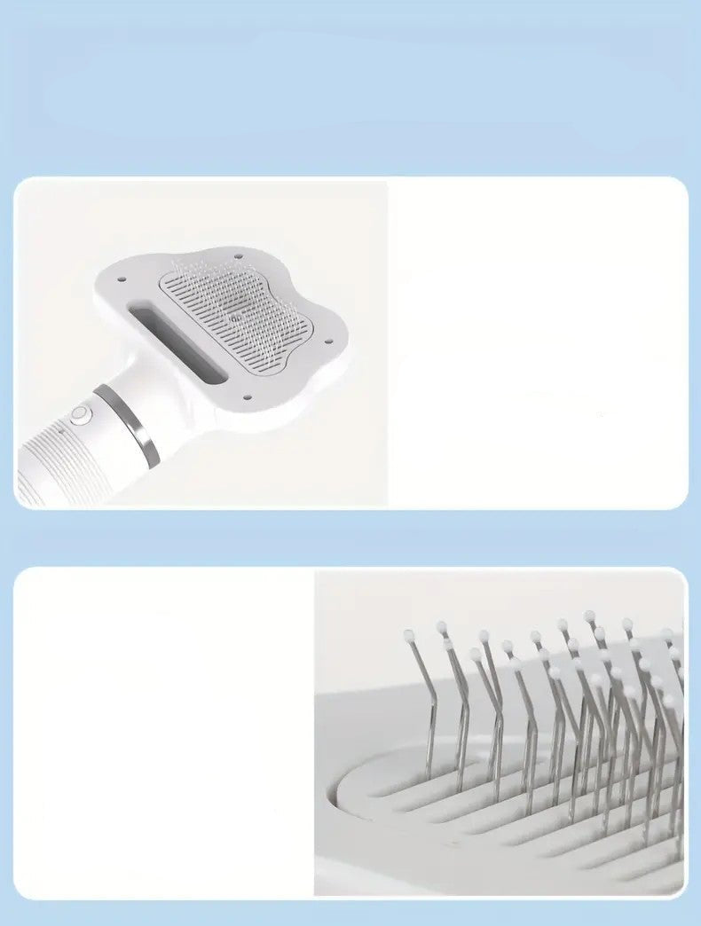 3-in-1 Dog Grooming Tool with Hair Dryer, Self-Cleaning Comb, Ultra-Low Noise, Ergonomic Design for All Dog Breeds 7