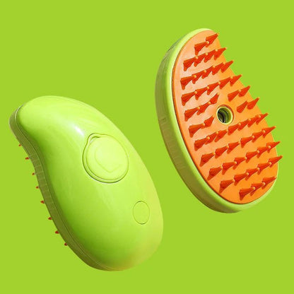3-in-1 Steam Pet Brush for Cats and Dogs - Grooming, Cleaning, Massaging Tool with USB Rechargeable Design 8