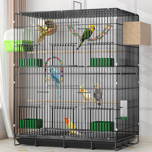 AeroNest Double-Layer Bird Cage – Modern & Fashionable Home Aviary